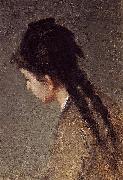 Eva Gonzales Portrait of Jeanne Gonzales in Profile oil painting picture wholesale